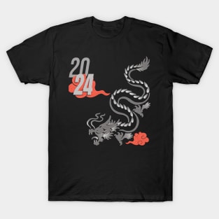 Chinese New Year of Wood Dragon 2024 T-Shirt